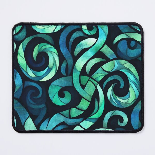 Item preview, New Zealand Māori Paua Pattern Koru Design 115 designed and sold by GrinGalore.
