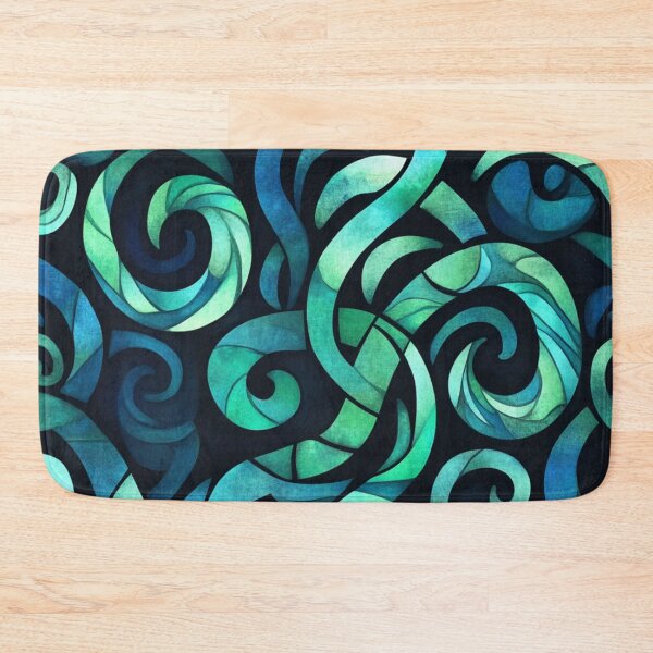 Item preview, New Zealand Māori Paua Pattern Koru Design 115 designed and sold by GrinGalore.