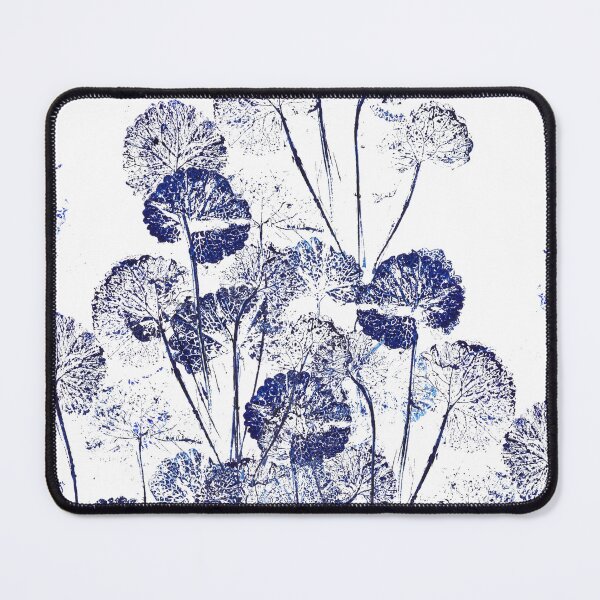 Item preview, blue round leaves designed and sold by SelenePaintings .