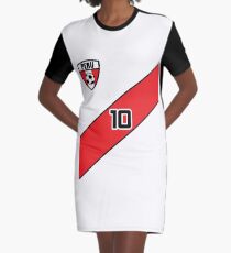 Peru Soccer Jersey Shirt Futbol Graphic T-Shirt Dress