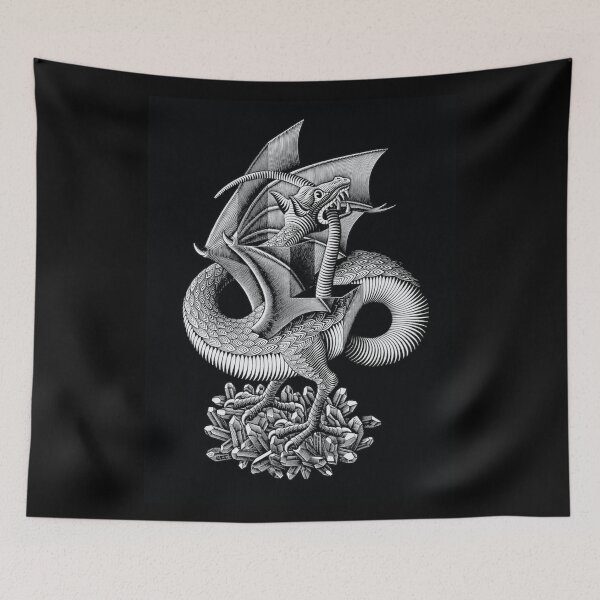 Item preview, Dragon Escher designed and sold by TheTenant88.