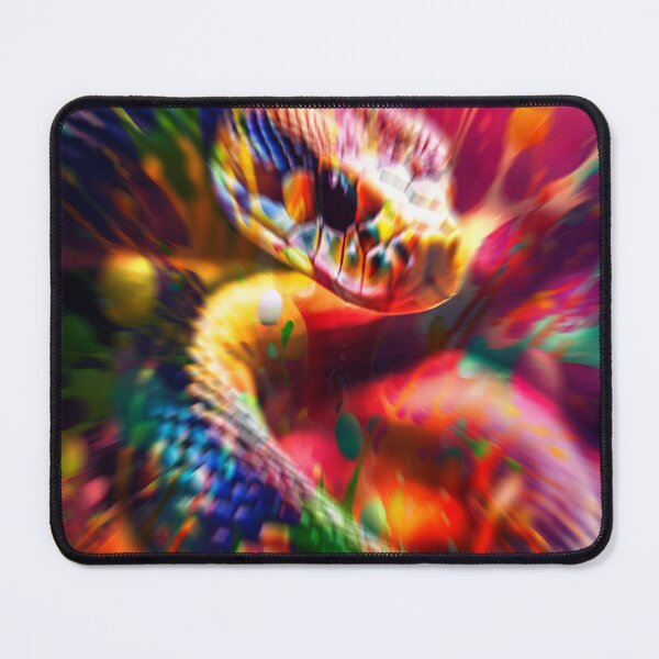 Item preview, A colorful snake with splash effect designed and sold by IrgumS.