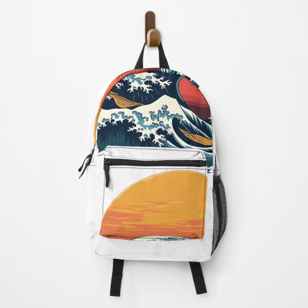Item preview, Retro Wave Design: Bold 70s Lines in Orange and Mustard designed and sold by VibeTCreations.