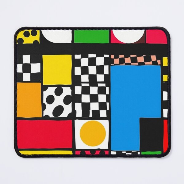 Item preview, Colourful squares pattern designed and sold by GasconyPassion.