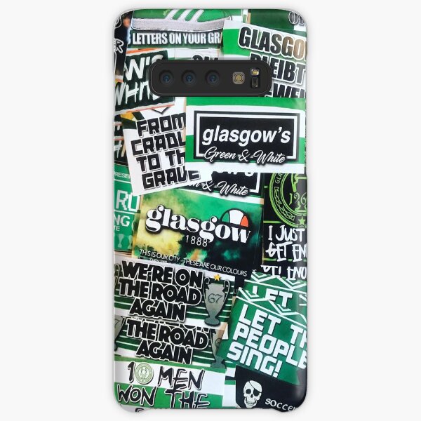 Glasgow Celtic - Green & White - GLSGOW -The Fields of Athenrye -GCFC ULTRAS 100+ Stickers Samsung Galaxy Snap Case