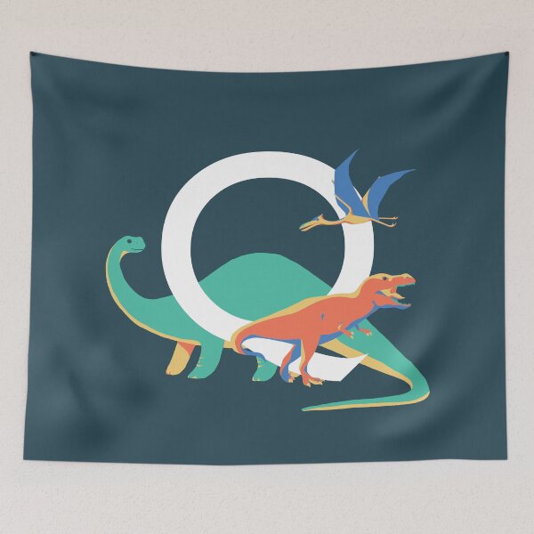 Item preview, Dinosaurs - Personalised Q, Monogram, Initial, Name, Letter designed and sold by Nemki.