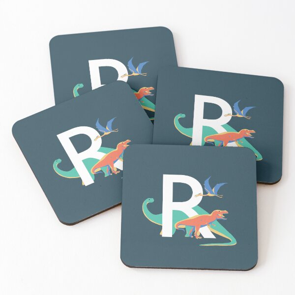 Item preview, Dinosaurs - Personalised R, Monogram, Initial, Name, Letter designed and sold by Nemki.