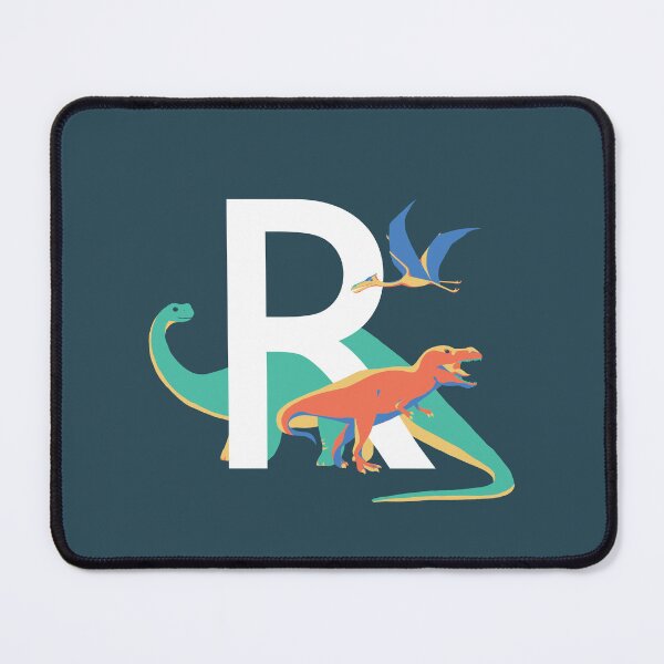 Item preview, Dinosaurs - Personalised R, Monogram, Initial, Name, Letter designed and sold by Nemki.