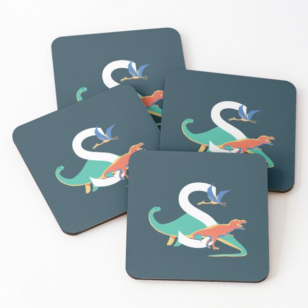 Item preview, Dinosaurs - Personalised S, Monogram, Initial, Name, Letter designed and sold by Nemki.