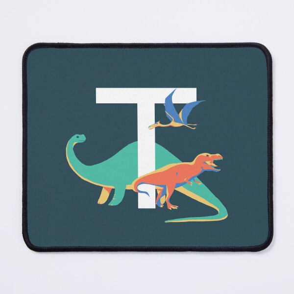 Item preview, Dinosaurs - Personalised T, Monogram, Initial, Name, Letter designed and sold by Nemki.