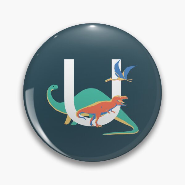 Item preview, Dinosaurs - Personalised U, Monogram, Initial, Name, Letter designed and sold by Nemki.