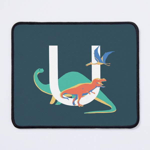 Item preview, Dinosaurs - Personalised U, Monogram, Initial, Name, Letter designed and sold by Nemki.