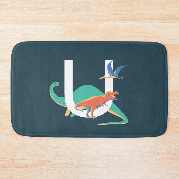 Item preview, Dinosaurs - Personalised U, Monogram, Initial, Name, Letter designed and sold by Nemki.
