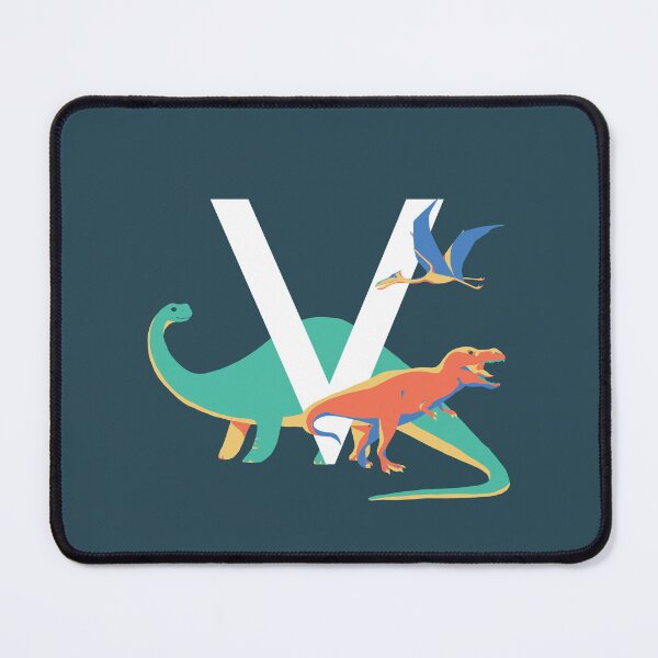 Item preview, Dinosaurs - Personalised V, Monogram, Initial, Name, Letter designed and sold by Nemki.