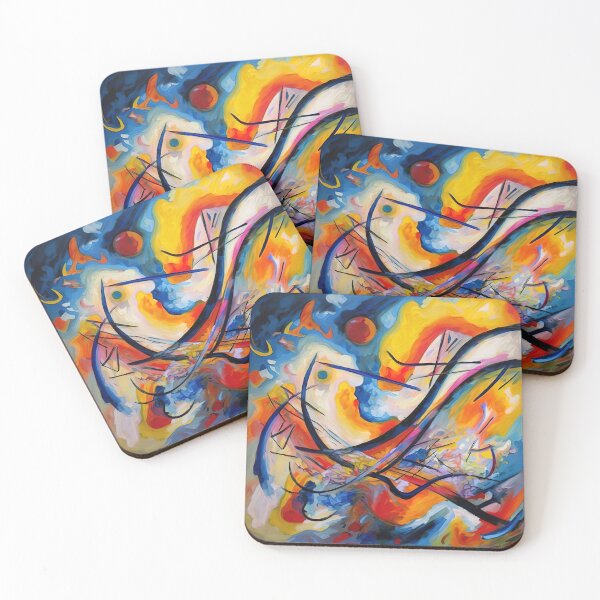 Item preview, Wassily Kandinsky Dynamic Abstract designed and sold by maniacfitness.