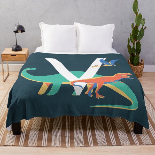 Item preview, Dinosaurs - Personalised V, Monogram, Initial, Name, Letter designed and sold by Nemki.