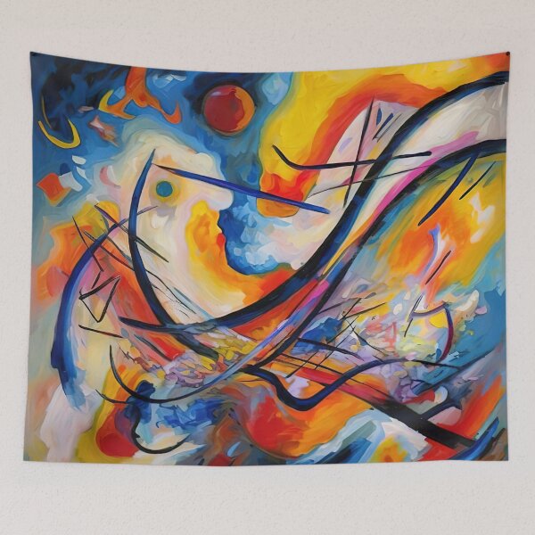 Item preview, Wassily Kandinsky Dynamic Abstract designed and sold by maniacfitness.