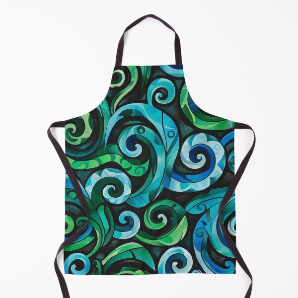 Item preview, New Zealand Māori Paua Pattern Koru Design 117 designed and sold by GrinGalore.