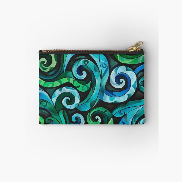 Item preview, New Zealand Māori Paua Pattern Koru Design 117 designed and sold by GrinGalore.
