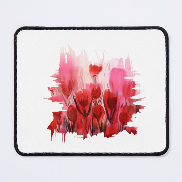 Item preview, Red poppies watercolor painting designed and sold by SamirArt.