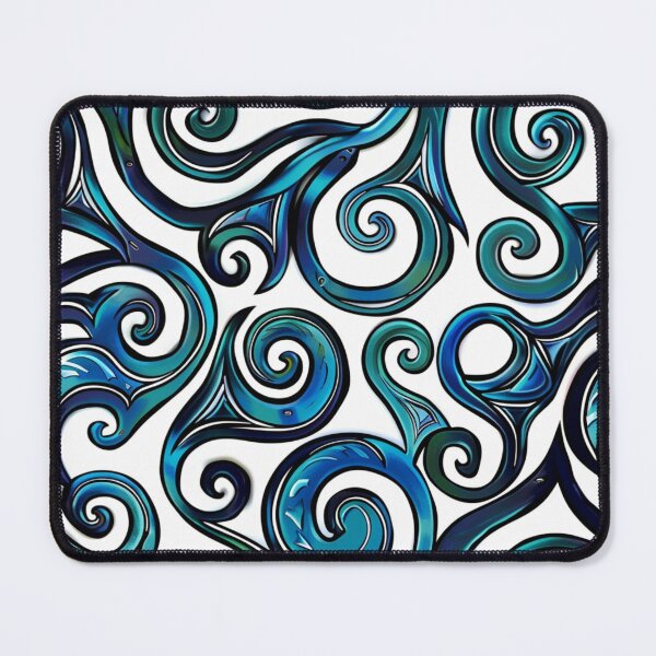 Item preview, New Zealand Māori Paua Pattern Koru Design 120 designed and sold by GrinGalore.
