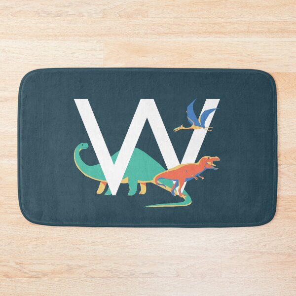 Item preview, Dinosaurs - Personalised W, Monogram, Initial, Name, Letter designed and sold by Nemki.