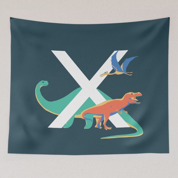 Item preview, Dinosaurs - Personalised X, Monogram, Initial, Name, Letter designed and sold by Nemki.