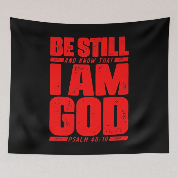 Item preview, Psalm 46:10 Be Still And Know That I Am God designed and sold by plushism.