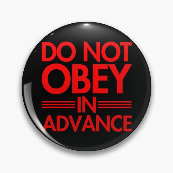 Item preview, Do NOT Obey in Advance - RED designed and sold by Thelittlelord.