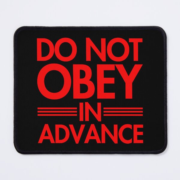 Item preview, Do NOT Obey in Advance - RED designed and sold by Thelittlelord.