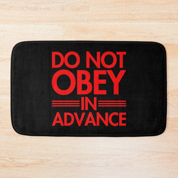 Item preview, Do NOT Obey in Advance - RED designed and sold by Thelittlelord.