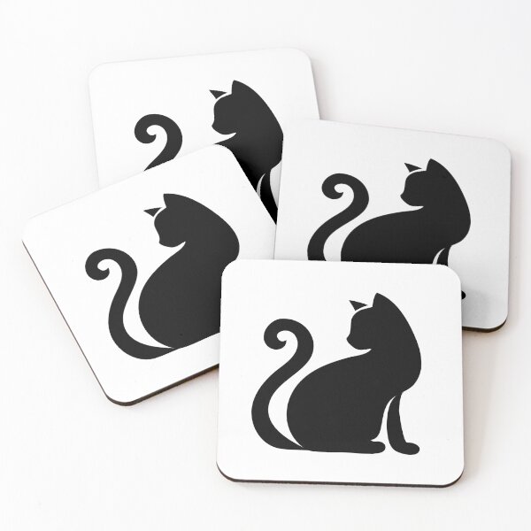 Item preview, Elegant Black Cat Silhouette designed and sold by PURNOMATRA.