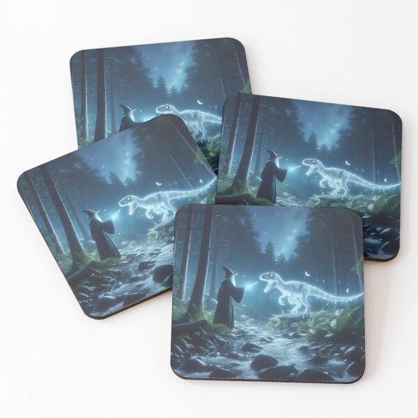 Item preview, Enchanted Forest Wizard Conjuring a Spell at Night designed and sold by PandaTShirtShop.