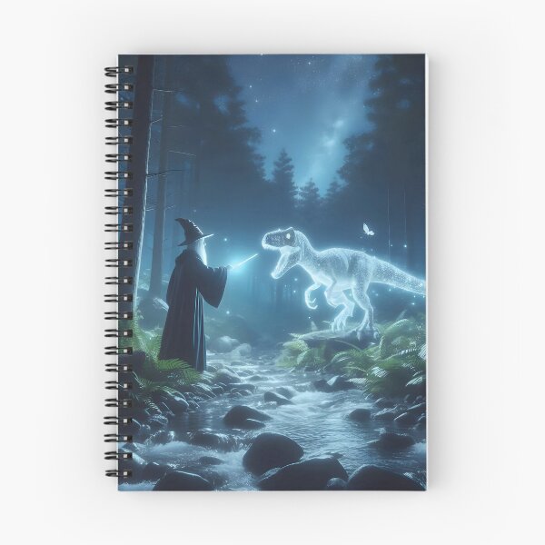 Item preview, Enchanted Forest Wizard Conjuring a Spell at Night designed and sold by PandaTShirtShop.