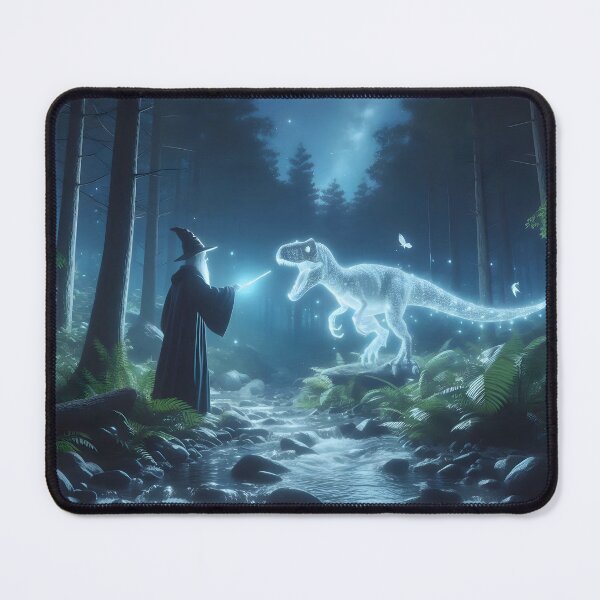 Item preview, Enchanted Forest Wizard Conjuring a Spell at Night designed and sold by PandaTShirtShop.