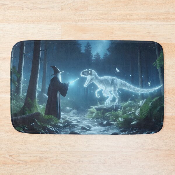 Item preview, Enchanted Forest Wizard Conjuring a Spell at Night designed and sold by PandaTShirtShop.