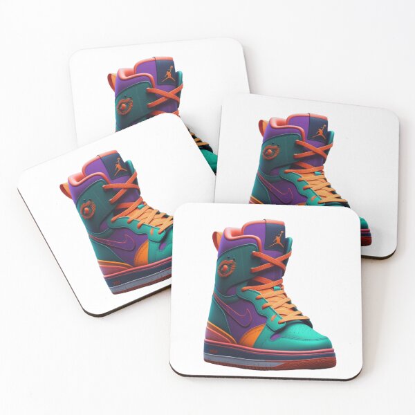 Item preview, Vibrant Multicolor High-Top Sneakers designed and sold by PRIME4YOU.