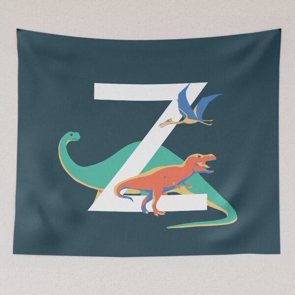 Item preview, Dinosaurs - Personalised Z, Monogram, Initial, Name, Letter designed and sold by Nemki.