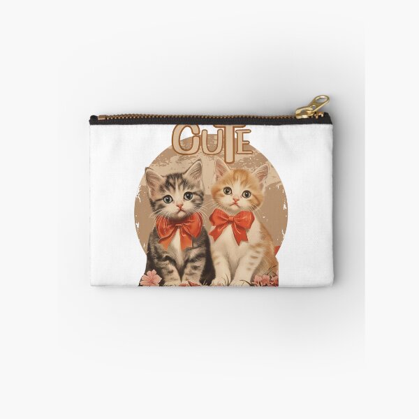 Item preview,  CUTIE Kitten Wearing Pink Bow Cat Sticker designed and sold by The Art of Kkatarynka.