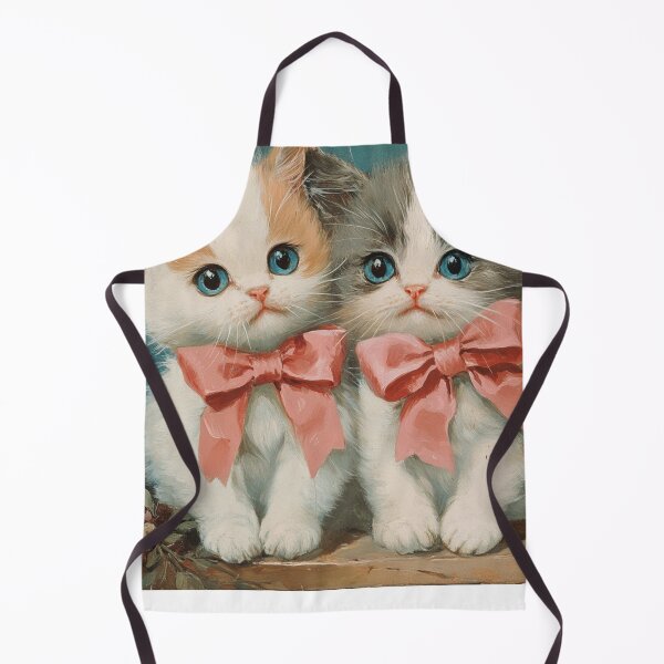 Item preview, Vintage CUTIE Kitten Wearing Pink Bow Cat Sticker designed and sold by The Art of Kkatarynka.