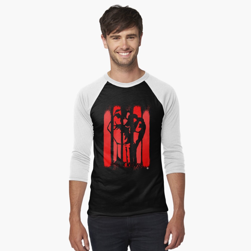 Aperçu de l'œuvre T-shirt baseball manches ¾ créée et vendue par Vinidal.