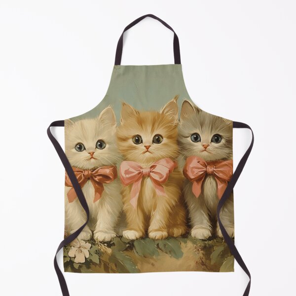 Item preview, Vintage CUTIE Kitten Wearing Pink Bow Cat Sticker designed and sold by The Art of Kkatarynka.