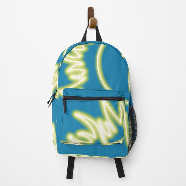Item preview, Neon effect sun design #1 blue background designed and sold by PEB-creative24.