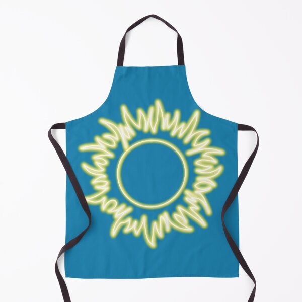Item preview, Neon effect sun design #1 blue background designed and sold by PEB-creative24.