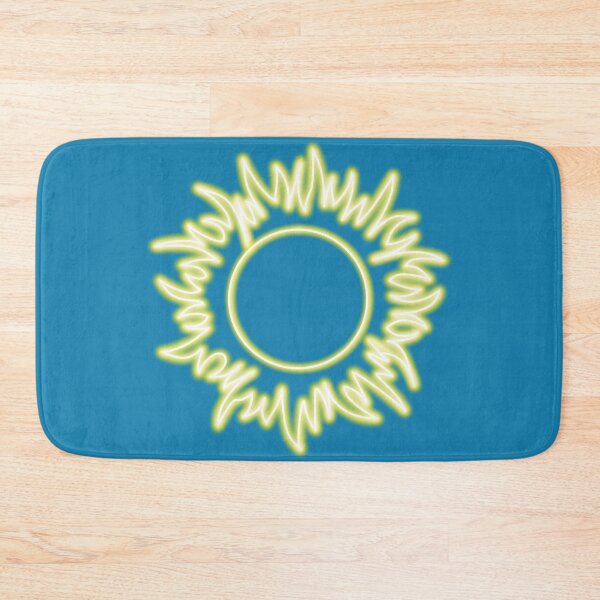 Item preview, Neon effect sun design #1 blue background designed and sold by PEB-creative24.