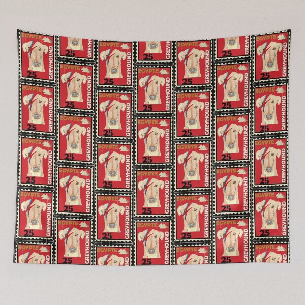 Item preview, Ziggy Stardog Greyhound Stamp designed and sold by JaneWrenArt.