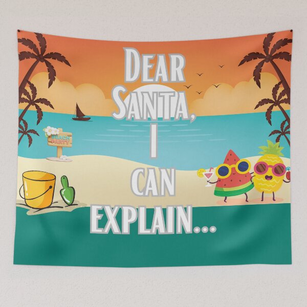Item preview, Querido Papá Noel, te lo puedo explicar... [Lema festivo humorístico] designed and sold by MerryCrown.