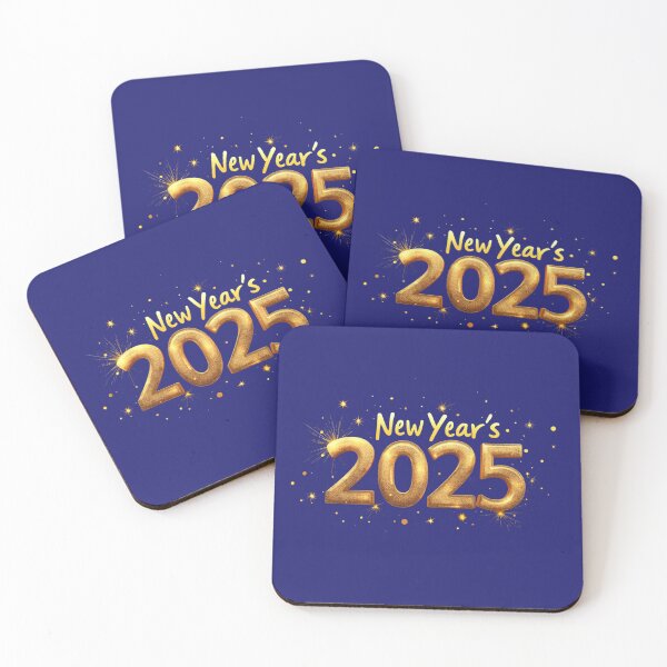 Item preview, Golden Sparkle New Year’s 2025 Design designed and sold by Smileshigh.