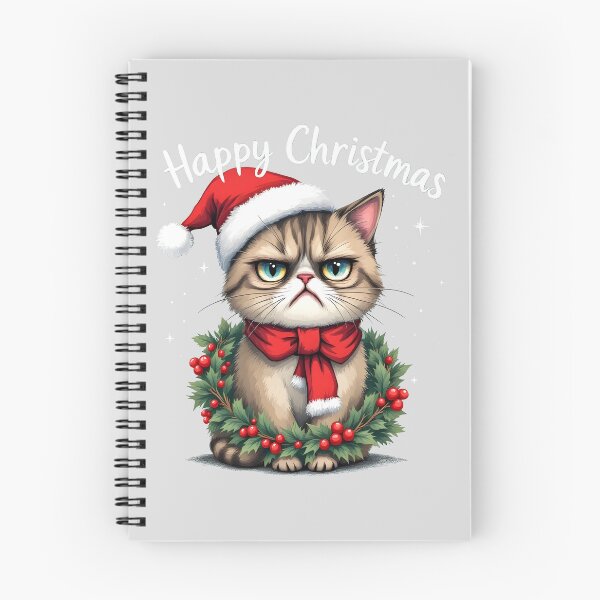 Item preview, Happy Christmas grumpy cat designed and sold by naatala.