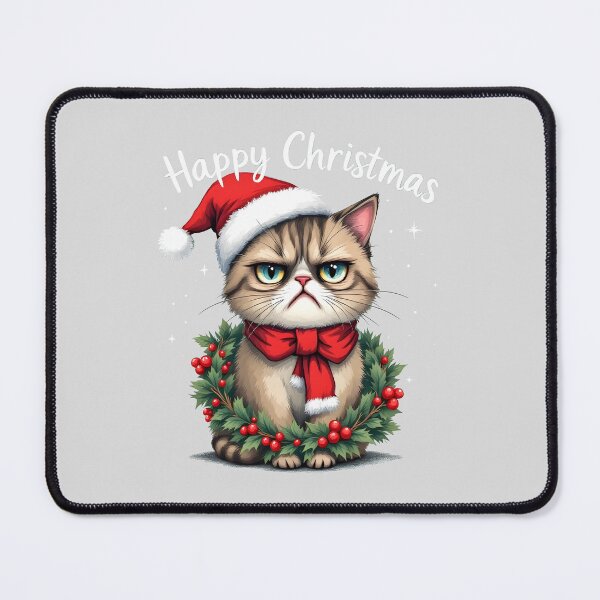 Item preview, Happy Christmas grumpy cat designed and sold by naatala.